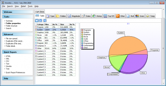 Скриншот Xinorbis 6.0.6