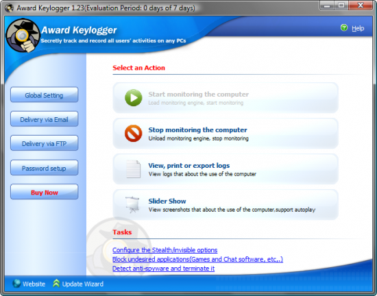  Award Keylogger 3.3