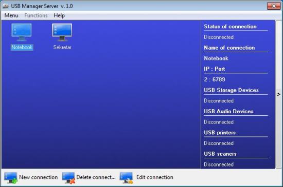  USB Manager Server-Client 1.2