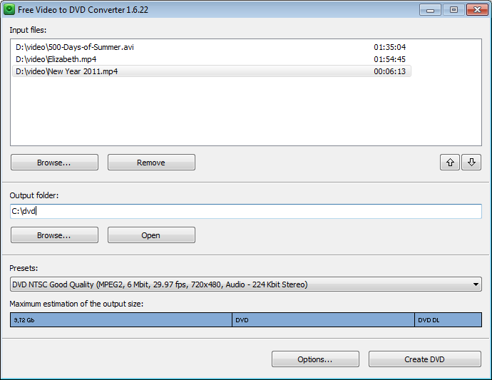  Free Video to DVD Converter 5.0.99.823