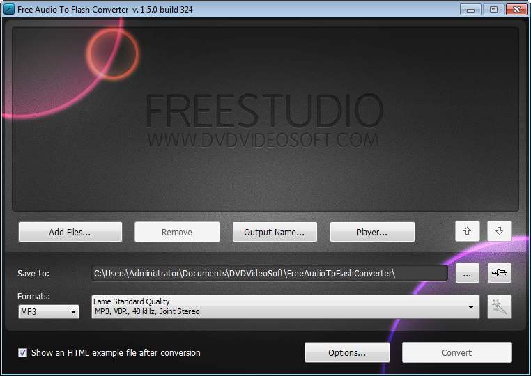  Free Audio to Flash Converter 5.0.99.823