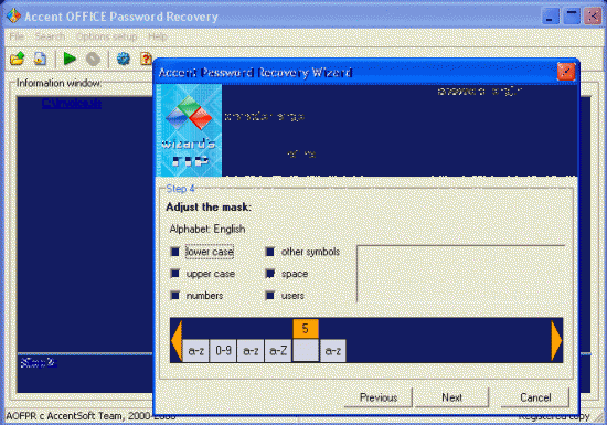  Accent OFFICE Password Recovery 8.0