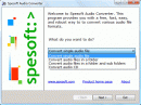 Скриншот 1 программы Spesoft Free Audio Converter 2.51