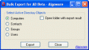 Algoware Active Directory Bulk Export 1.0